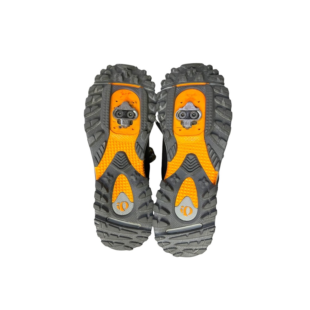 Pearl Izumi Women Mountain Bike Shoes Gray Orange SPD Cycling MTB SZ 41/ US 10 - Picture 8 of 9